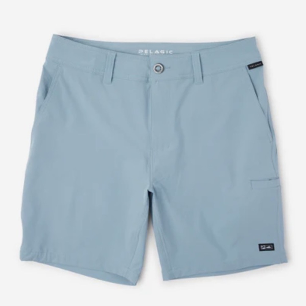 Pelagic Mako Hybrid Shorts Slate Size 40